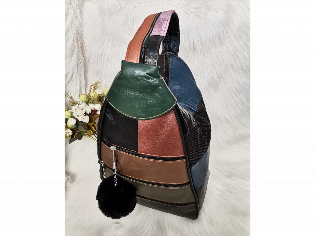 Large bag - genuine leather backpack