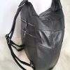 Голяма чанта- раница от естествена кожа с много джобове