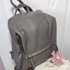 Backpack - bag with metal handle and lid in two colors