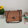 Comfortable leather bag with two compartments with separate zippers and an outer pocket