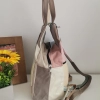 Раница- чанта от естествена кожа с два джоба