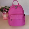 Comfortable backpack - bag with zipper on the back handles, short handles and pockets