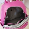 Comfortable backpack - bag with zipper on the back handles, short handles and pockets