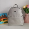 Comfortable backpack - bag with zipper on the back handles, short handles and pockets