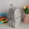 Comfortable backpack - bag with zipper on the back handles, short handles and pockets