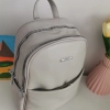 Comfortable backpack - bag with zipper on the back handles, short handles and pockets