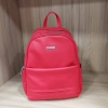 Comfortable backpack - bag with zipper on the back handles, short handles and pockets