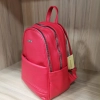 Comfortable backpack - bag with zipper on the back handles, short handles and pockets