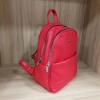 Comfortable backpack - bag with zipper on the back handles, short handles and pockets