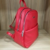 Comfortable backpack - bag with zipper on the back handles, short handles and pockets