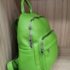 Comfortable backpack - bag with zipper on the back handles, short handles and pockets