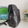 Genuine leather backpack with many pockets