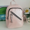 Comfortable backpack - bag with zipper on the back handles, short handles and pockets