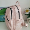 Comfortable backpack - bag with zipper on the back handles, short handles and pockets