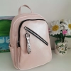 Comfortable backpack - bag with zipper on the back handles, short handles and pockets