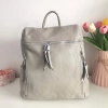 Comfortable backpack - bag with zipper on the back handles, short handles and pockets