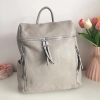 Comfortable backpack - bag with zipper on the back handles, short handles and pockets