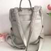 Comfortable backpack - bag with zipper on the back handles, short handles and pockets