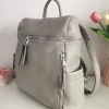 Comfortable backpack - bag with zipper on the back handles, short handles and pockets