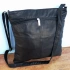 Черна чанта от естествена кожа с три отделения