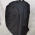 Black holographic backpack with two compartments