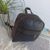 Lovely genuine leather backpack with 4 zip pockets