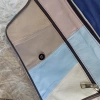 Чанта от естествена кожа с три джоба с цип и дълга дръжка