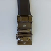 Great leather belt with comfortable and strong buckle