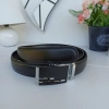 Great leather belt with comfortable and strong buckle