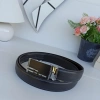 Great leather belt with comfortable and strong buckle