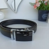 Great leather belt with comfortable and strong buckle