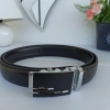 Great leather belt with comfortable and strong buckle